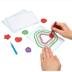 Spirograph: FUN Shapes Spirograf - Zabavne oblike 10-dijelni kreativni set slika 3