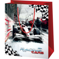 Srednja vrećica za poklon s motivom Formule 1 18x23x10 cm