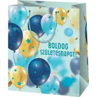 Sretan rođendan balon srednja poklon torba 18x10x23cm