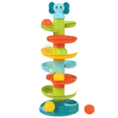 Happy World: Vesela staza za kuglice sa slonom, 47 cm slika 3