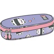 St.Right Happy Panda ovalni pernica s pandicom PC01 23x9,5x6cm