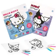 Sticker Art: Hello Kitty set za bojanje naljepnica, više vrsta, 1 kom - Comansi