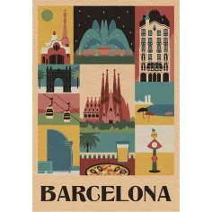 Stil u gradu Barcelona 1000-dijelna slagalica - Clementoni slika 2