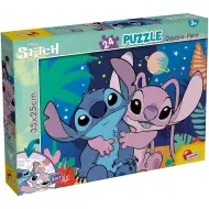 Stitch 2 u 1, puzzle od 24 dijela i bojanka 35x25 cm - Lisciani