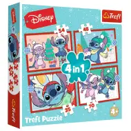 Stitch 4 u 1 s 35-48-54-70 dijelova puzzle Trefl
