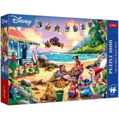 Stitch na plaži 1000-dijelna Premium Plus slagalica - Trefl