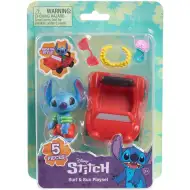 Stitch plišana igračka s autom