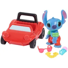 Stitch plišana igračka s autom slika 2