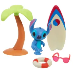 Stitch plišana igračka s daskom za surfanje i palmom slika 2