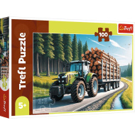Šumski traktor slagalica od 100 komada - Trefl
