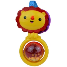 Sun Baby: Veseli lav BPA-free dječja zvečka s rotirajućom kuglom slika 2