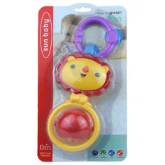 Sun Baby: Veseli lav BPA-free dječja zvečka s rotirajućom kuglom slika 3