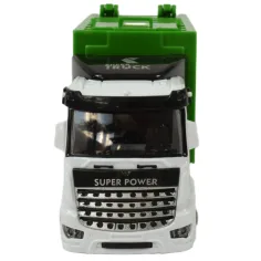 Super Truck: Frikcijski kamion za odvoz smeća s kontejnerom 20 cm slika 3