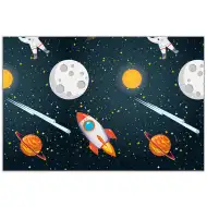 Svemirska avantura plastični stolnjak 120x180 cm