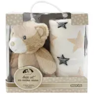 SweetDreams: Pokrivač i plišani medvjedić u smeđoj boji