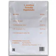 Tehnička papirna garnitura za 1. razred, 36 komada