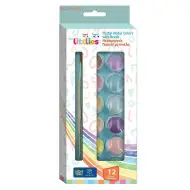 The Littlies: Akvarel 12 komada u pastelnim bojama s kistom