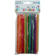The Littlies: Šarene drvene kreativne štapiće, set od 40 komada