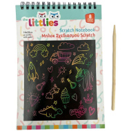 The Littlies: kreativna bilježnica za izradu slika grebanjem
