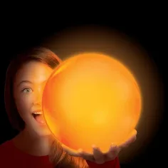 Tiny Glowzilla Wubble svjetleća neon mjehurić lopta narančaste boje 30 cm slika 2