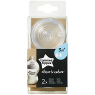 Tommee Tippee: Closer to Nature duda za bočicu srednjeg protoka 2 kom (od 3 mjeseca)