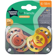 Tommee Tippee: Fun Friends duda za igru, set od 2 kom (6–18 mjeseci)