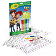 Toy Story 5: Knjiga za bojanje i radna bilježnica s flomasterima