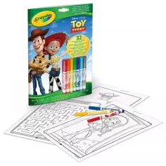 Toy Story 5: Knjiga za bojanje i radna bilježnica s flomasterima