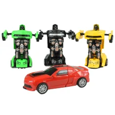 Trkaći auto: Robot koji se transformira u sportski auto s kotačima, dostupan u različitim verzijama, 13 cm. slika 2