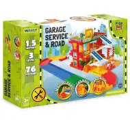 Trokata servisna garaža s cestom i dodacima - Wader