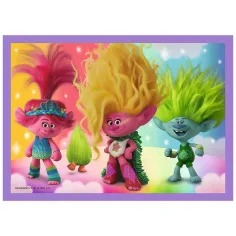 Trollovi 3: 4 u 1 puzzle set - Trefl slika 4