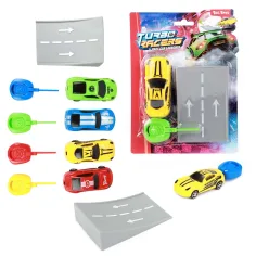Turbo Racers sportski automobil s lansirnim uređajem u različitim bojama, 1 kom