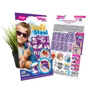 TyToo: Beasts &amp; Steel set šablona za tetovaže s glitterom