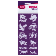TyToo: Power Pack set šablona za tetovaže sa šljokicama za dječake