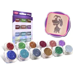 TyToo: Set šljokica s izborom više boja 12x2,5 ml slika 2