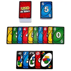 UNO Bez milosti kartaška igra - Mattel slika 3