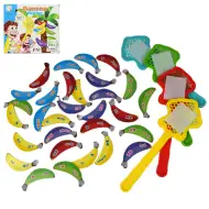 Uparenje Banana: Igra za razvoj engleskog vokabulara s bananama na čičak.