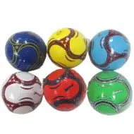 Uzorasti, umjetna koža nogometna lopta 23cm u raznim bojama