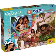 Vaiana 2 u 1, puzzle od 48 dijelova i bojanka 35x25 cm - Lisciani