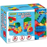 Veliki set građevinskih blokova od 51 dijela - Wader