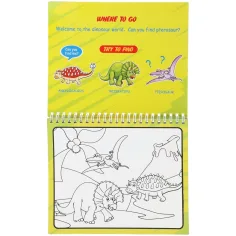 Vodom bojanka za djecu - Dinosauri slika 3