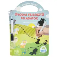 Vrtićki razvojni zadaci za djecu vrtićke dobi s markerom koji se može brisati - D-Toys