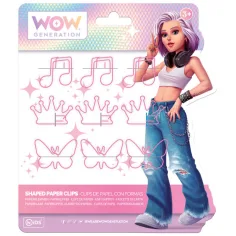 WOW Generation: Ružičasti spajalica s veselim oblicima u različitim varijantama slika 3
