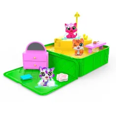 Washy Friends: Color Reveal Mačkice za kupanje s jacuzzijem i dodacima slika 2