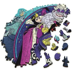 Wood Craft: Disney Zlikovci 500+5 komada premium drveni puzzle - Trefl slika 2
