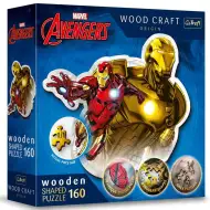 Wood Craft: Marvel Osvetnici - Iron Man 160 komada premium drvena slagalica - Trefl