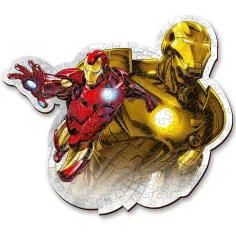 Wood Craft: Marvel Osvetnici - Iron Man 160 komada premium drvena slagalica - Trefl slika 2