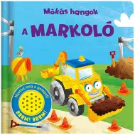 Zabavne zvukove - Knjiga za bebe s bagerom