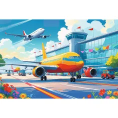 Zračna luka 100-dijelni puzzle - Trefl slika 2