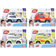 ABC Emergency Team mali automobil s svjetlom i zvukom, više vrsta, 1 kom - Dickie Toys